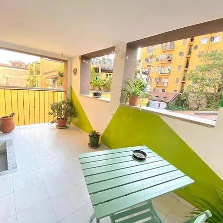 Апартаменты Conte Rosso House, Con Doppia Terrazza E Vicino A Metropolitana Lambrate Милан